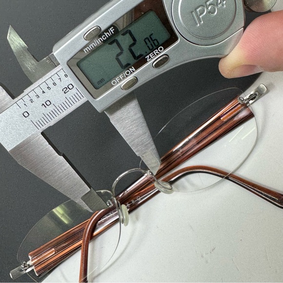 LINDBERG SPIRIT TITANIUM Eyeglasses Rimless Frame Striped Brown K50 Col. K31 - Picture 16 of 16